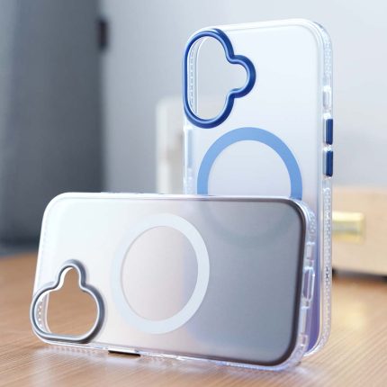 Gradient Wave Point Case With Magsafe For iPhone 13 14 15 16 Pro Max Phone Case