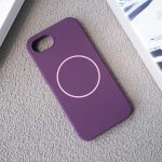 iPhone 16E silicone case in purple