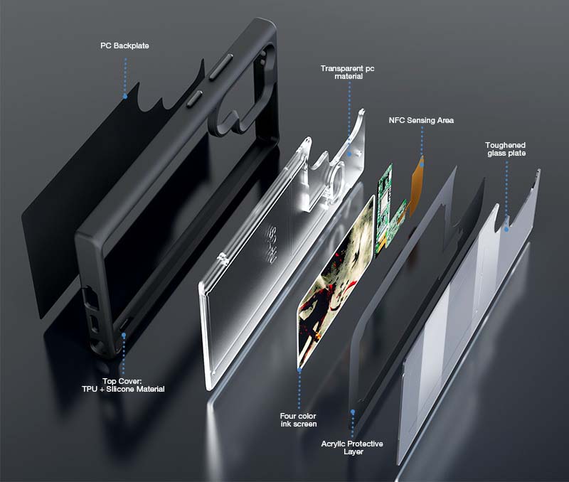 Smart E-Ink Screen Case